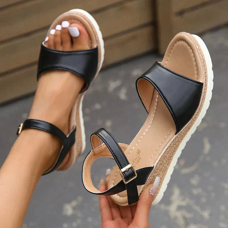 R&B | Orthopädische Keilsandalen