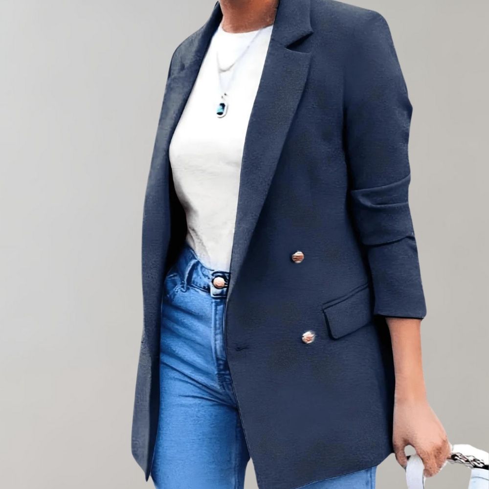 Revers-Blazer mit Temperament