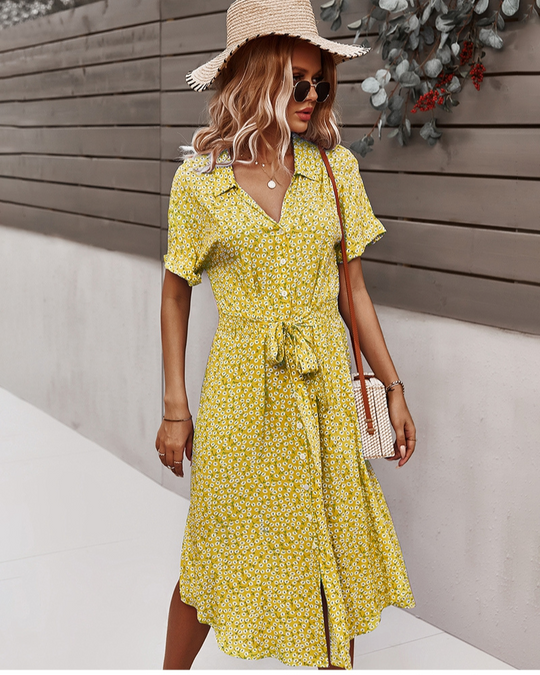 R&B | Sommerkleid Midi Das Geblümte Kleid Ist Ein Must-Have für Diesen Sommer