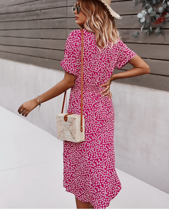 R&B | Sommerkleid Midi Das Geblümte Kleid Ist Ein Must-Have für Diesen Sommer
