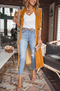 R&B | Damen Samt Cardigan mit Langen Ärmeln