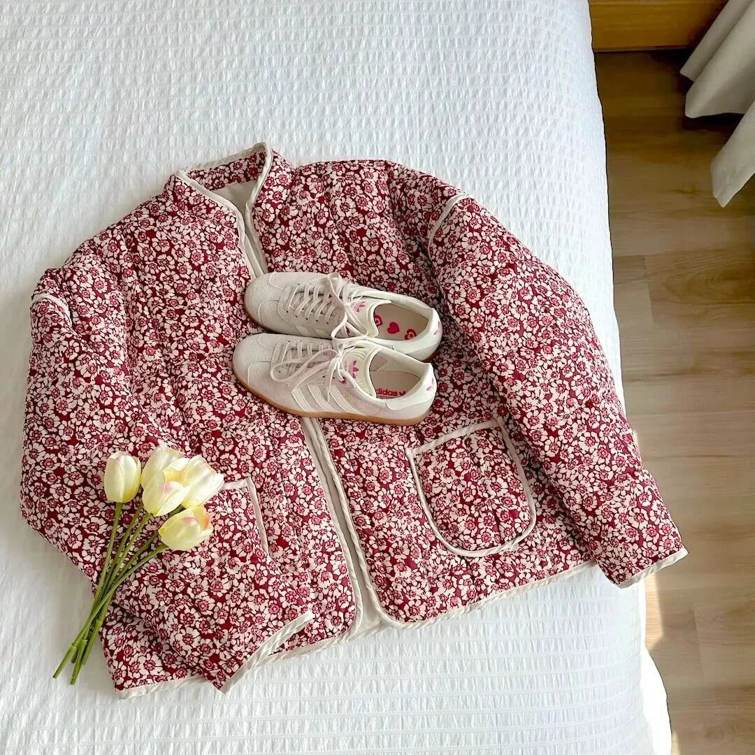 R&B | Gestepptes Blumenjacke