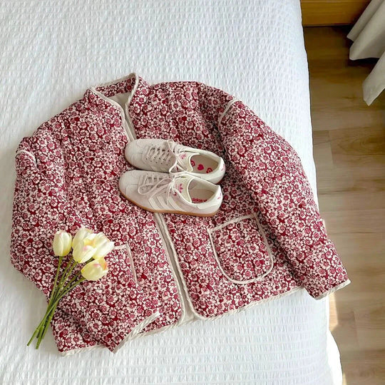 R&B | Gestepptes Blumenjacke