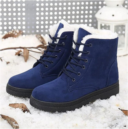 R&B | Damen Stiefeletten mit Schnürung und Weicher Fütterung
