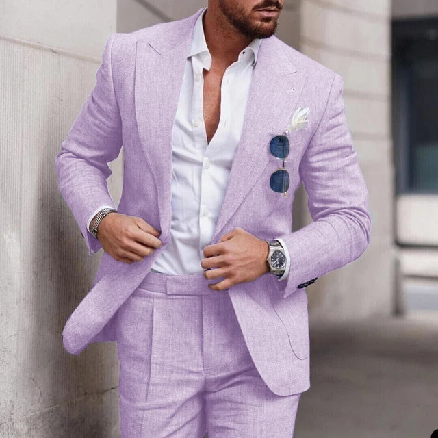 R&B | Einfacher Business Blazer und Hose Satz für Herren
