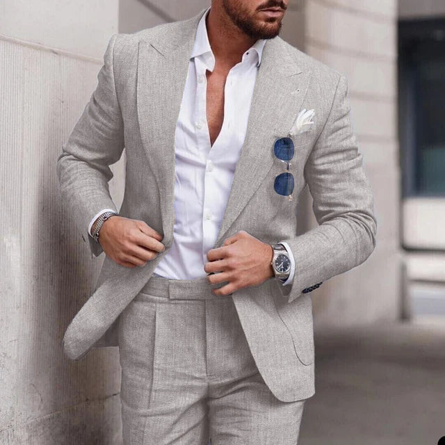 R&B | Einfacher Business Blazer und Hose Satz für Herren