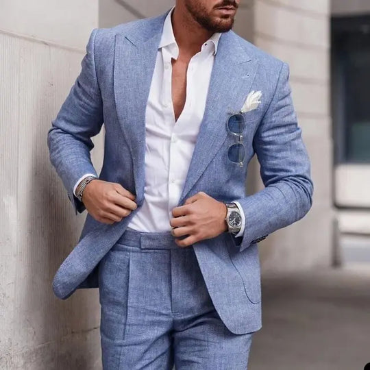 R&B | Einfacher Business Blazer und Hose Satz für Herren