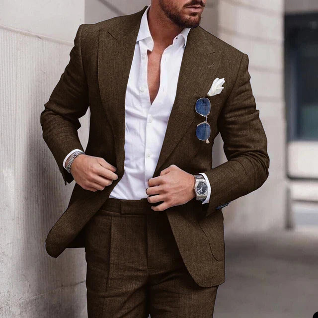 R&B | Einfacher Business Blazer und Hose Satz für Herren