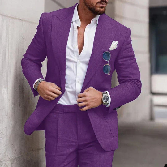 R&B | Einfacher Business Blazer und Hose Satz für Herren