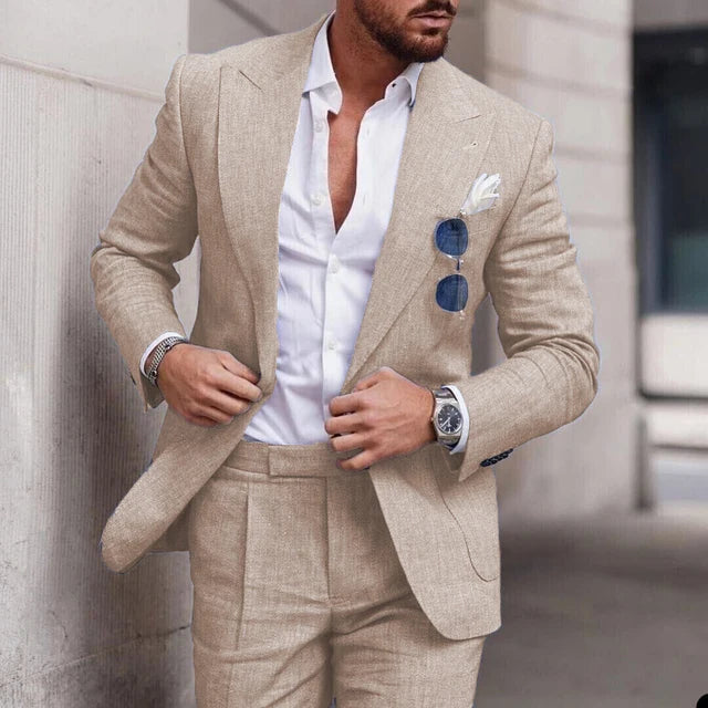 R&B | Einfacher Business Blazer und Hose Satz für Herren