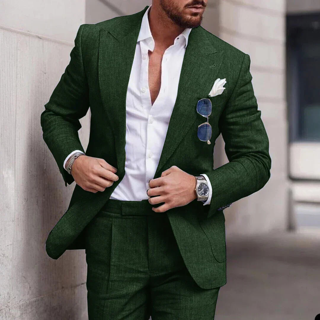 R&B | Einfacher Business Blazer und Hose Satz für Herren