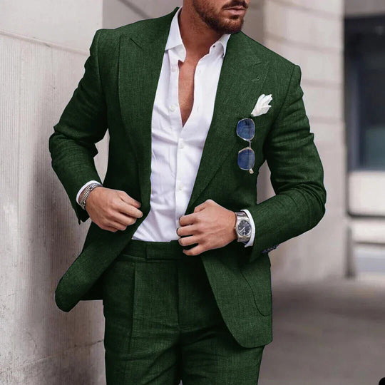 R&B | Einfacher Business Blazer und Hose Satz für Herren