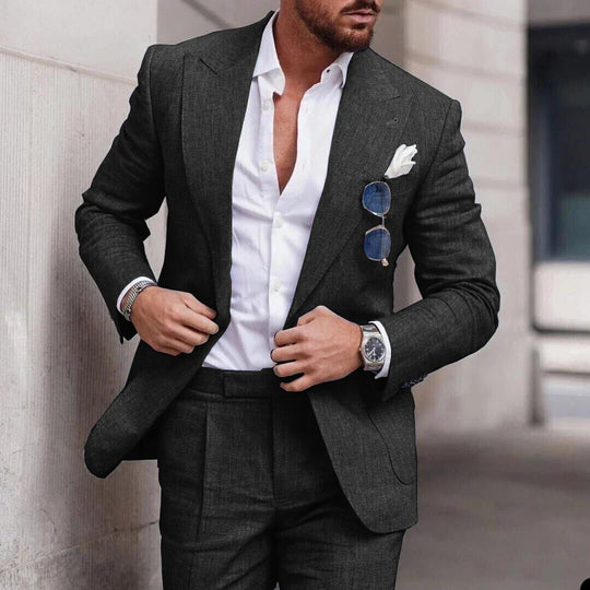 R&B | Einfacher Business Blazer und Hose Satz für Herren