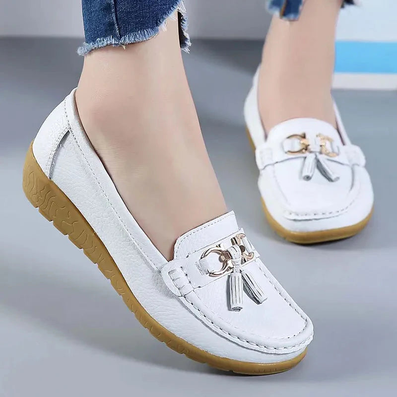 Loafers - Horsebit - Bequem - Slip On Schuhe - Damenschuhe R&B