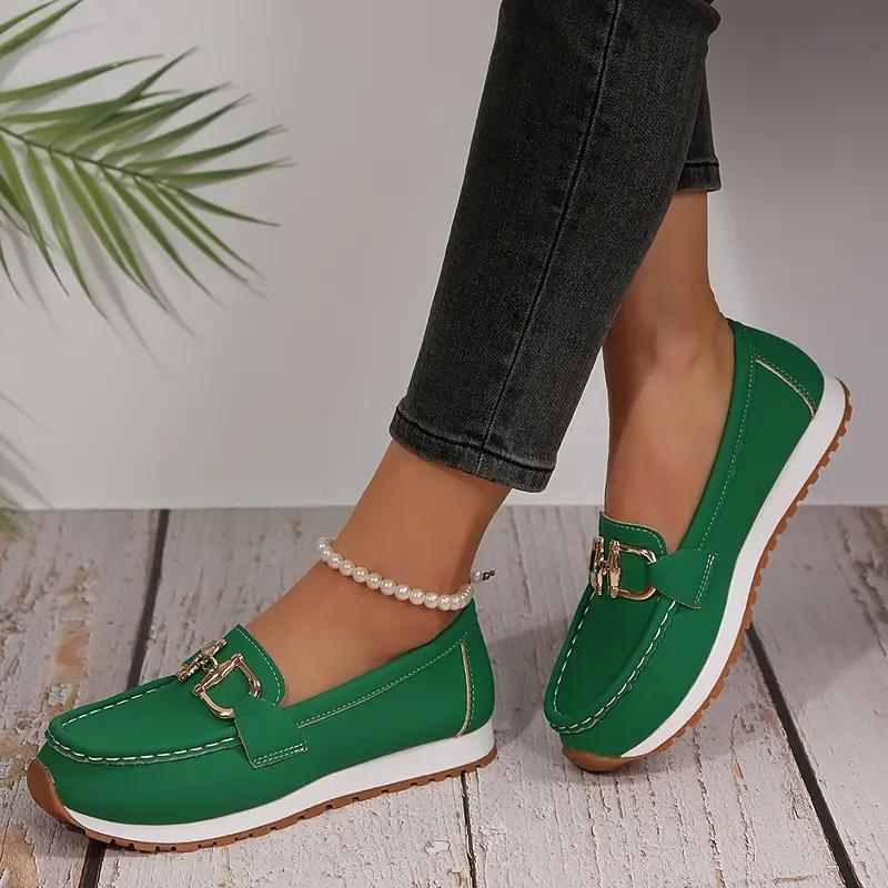Loafer - Metall Schnalle - Slip-On - Ge shoes - Damenschuhe R&B