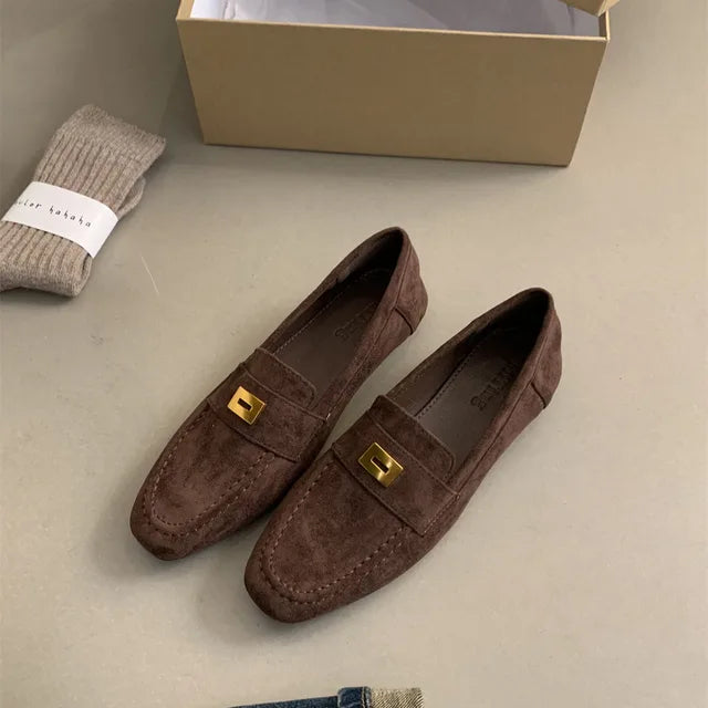 R&B | Britische Schuhe Aus Leichtem Wildleder