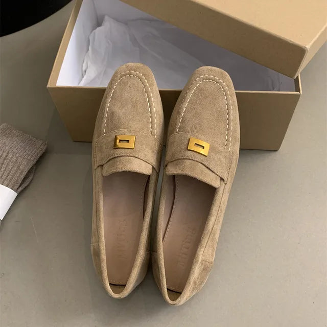 R&B | Britische Schuhe Aus Leichtem Wildleder