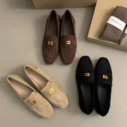 R&B | Britische Schuhe Aus Leichtem Wildleder