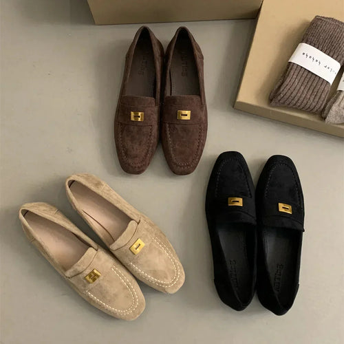 R&B | Britische Schuhe Aus Leichtem Wildleder