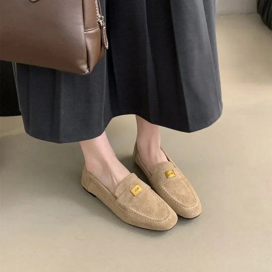 R&B | Britische Schuhe Aus Leichtem Wildleder