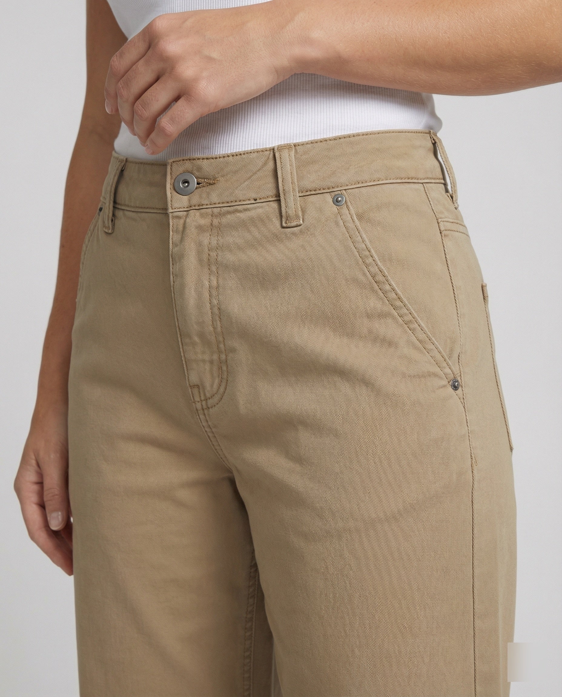 Locker sitzende Retro Cargo Hose Unisex Gerade Passform American Style
