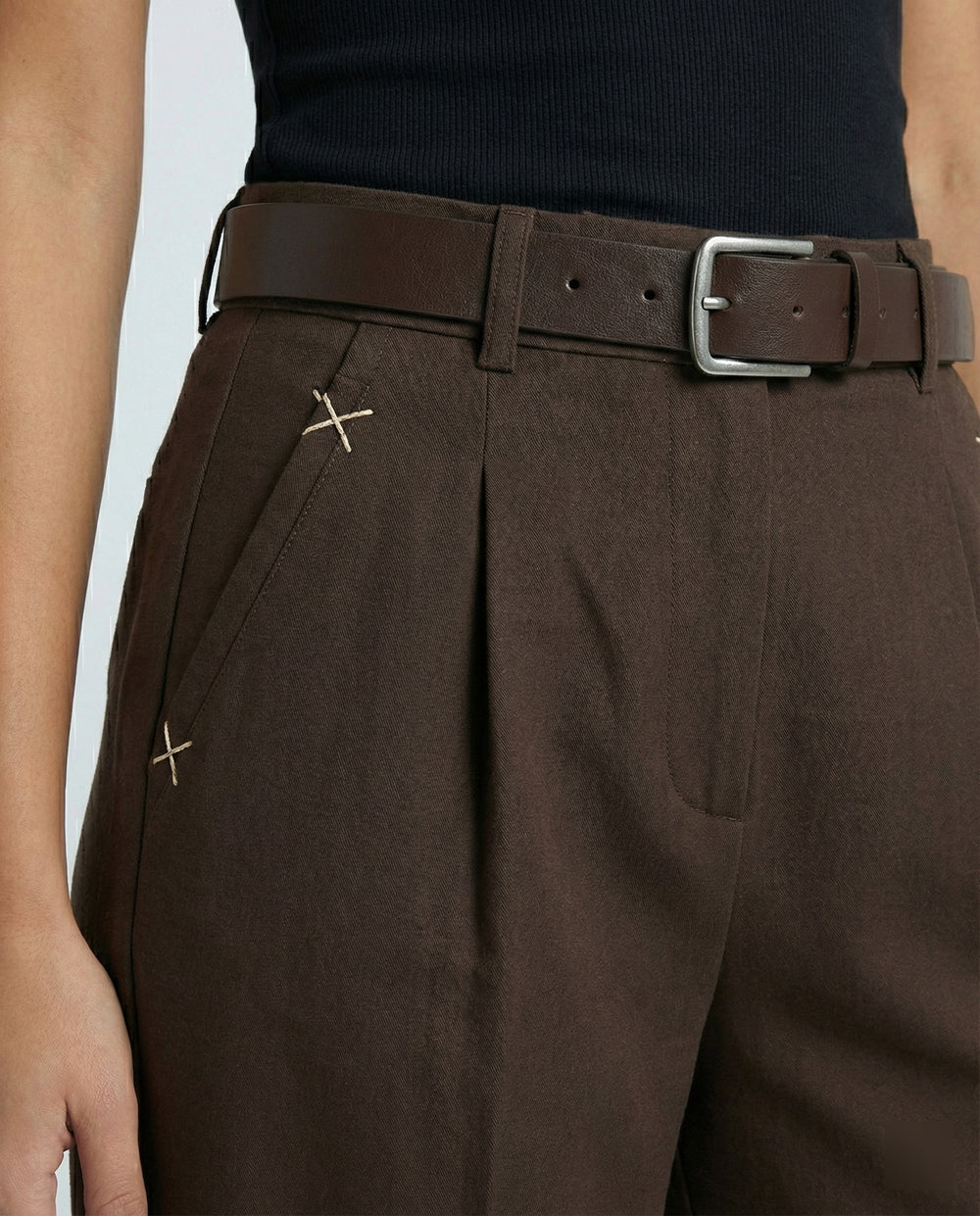 Lockere Japanische Unisex Freizeithose Vintage Weites Bein Streetwear Sommer
