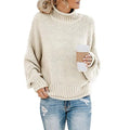 R&B | Dicke Strickpullover mit hohem Halsausschnitt