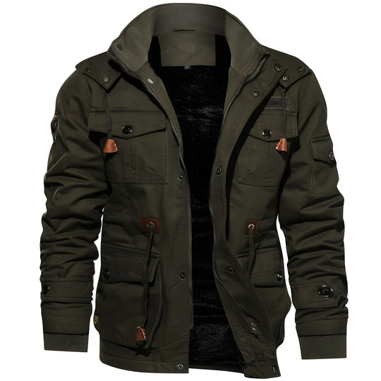 R&B | Wasserdichte Militärjacke mit Verstellbarem Bund