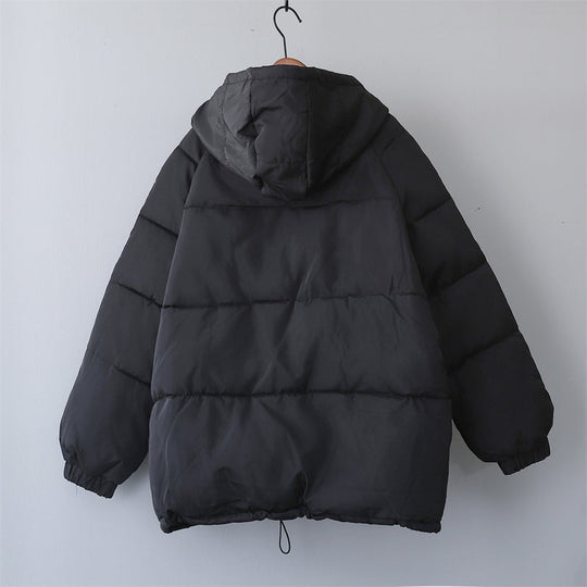 R&B | Damen Locker Geschnittene Gepolsterte Winterjacke mit Kapuze und Taschen