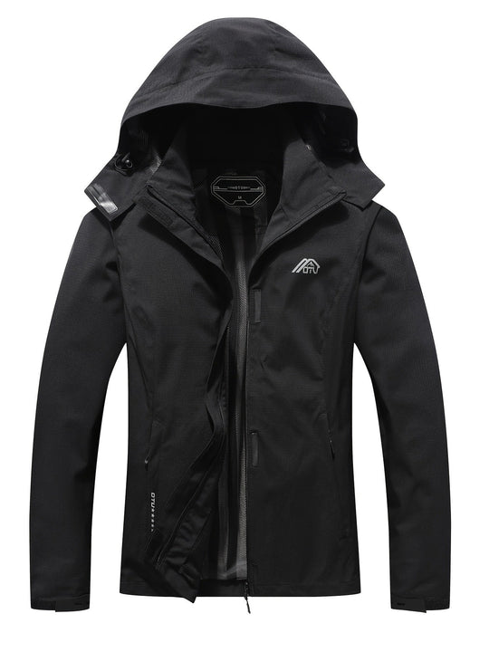 R&B | Wasserdichter Windbreaker mit Kapuze - Für Frühling, Herbst & Freizeit