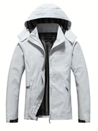 R&B | Wasserdichter Windbreaker mit Kapuze - Für Frühling, Herbst & Freizeit