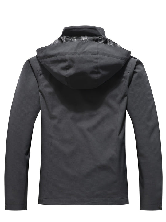 R&B | Wasserdichter Windbreaker mit Kapuze - Für Frühling, Herbst & Freizeit