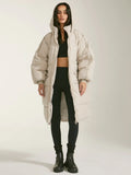 R&B | pufferjacke - modische damen winterjacke mit kapuze