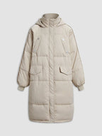 R&B | pufferjacke - modische damen winterjacke mit kapuze