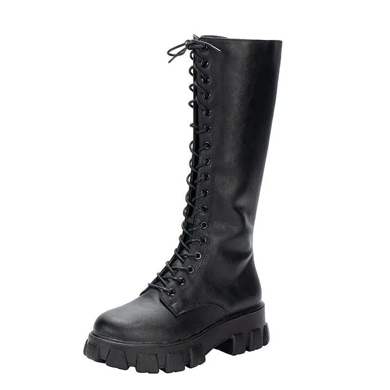 R&B | kniehohe Stiefel mit Absatz für Frauen perfekt für lässige Tage