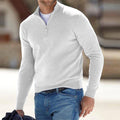 R&B | Slim Fit Leichter Baumwollmix Halber Reißverschluss Lässiger Stil