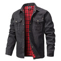 R&B | Flanell Gefütterte Hemdjacke für Herren