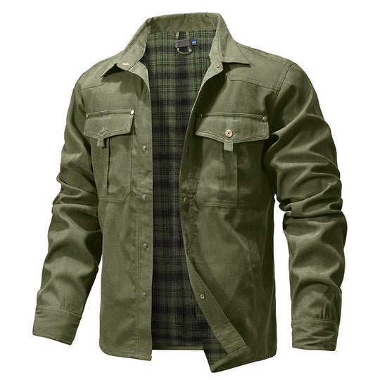 R&B | Flanell Gefütterte Hemdjacke für Herren