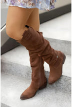 R&B | Wildleder Kniehohe Stiefel Elegant