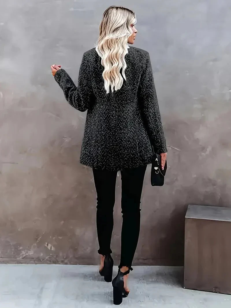 R&B | Damen Lang Offene Front Freizeitmantel