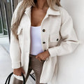 R&B | Damen Oversized Button-Down Shirtjacke
