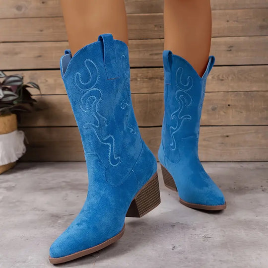 R&B | Elegante Cowboy Damen Knöchelstiefel