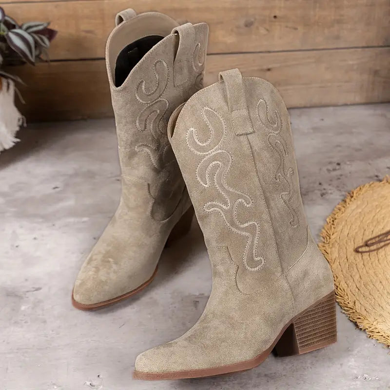 R&B | Elegante Cowboy Damen Knöchelstiefel