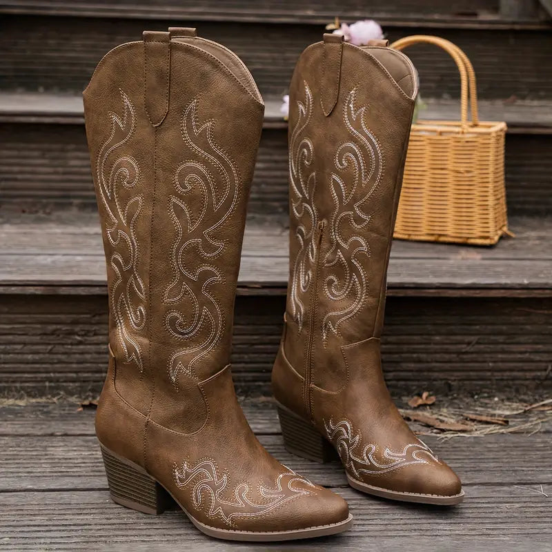 R&B | Bequeme Cowboy Damen Stiefel