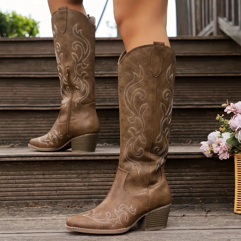 R&B | Bequeme Cowboy Damen Stiefel