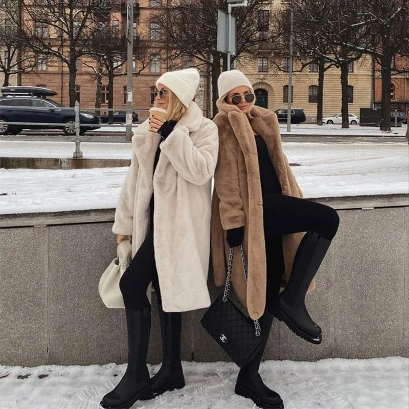 R&B | Exklusiver Damen Pelzmantel für den anspruchsvollen Geschmack | Winter 2024