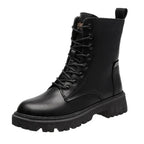 Luxe Schwarze Winterstiefel