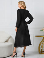 Jordyn I Kleid mit Gürtel und Falten