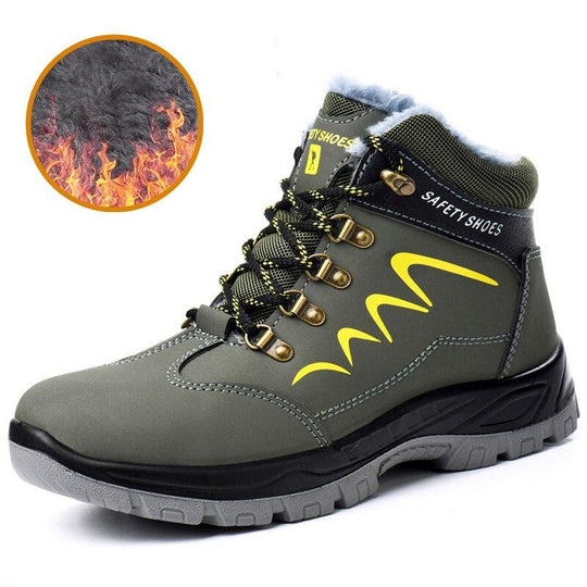 Sicherheit Ankle Schuhe Anti-smashing Stahl Kappe Kappe Stiefel Männer Bau Arbeit stiefel R&B