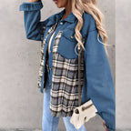 R&B | Karierte Jacke für Damen